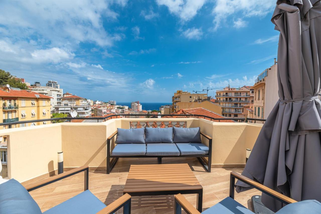 Ferienwohnung Superbe Penthouse Proche Monaco Grande Terrasse Beausoleil Exterior foto