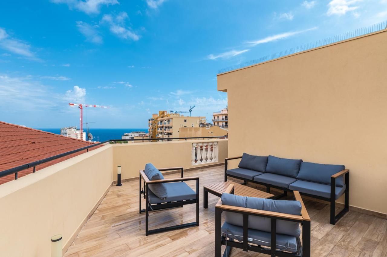 Ferienwohnung Superbe Penthouse Proche Monaco Grande Terrasse Beausoleil Exterior foto